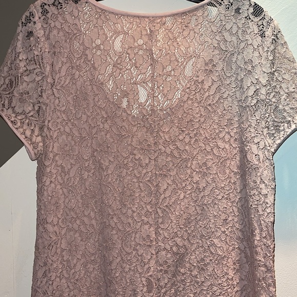 Lace Short Sleeve Top - Picture 4 of 4